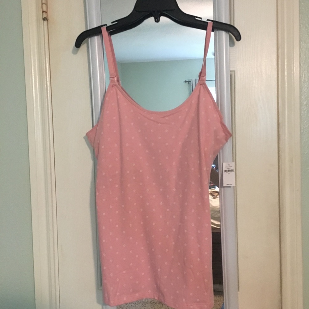 Nursing tank top